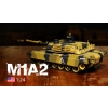 Ferngesteuerter Panzer ASG/IR/Sound 1:24 U.S. M1A2 Abrams RTR 2,4 GHz – Heng Long 3816